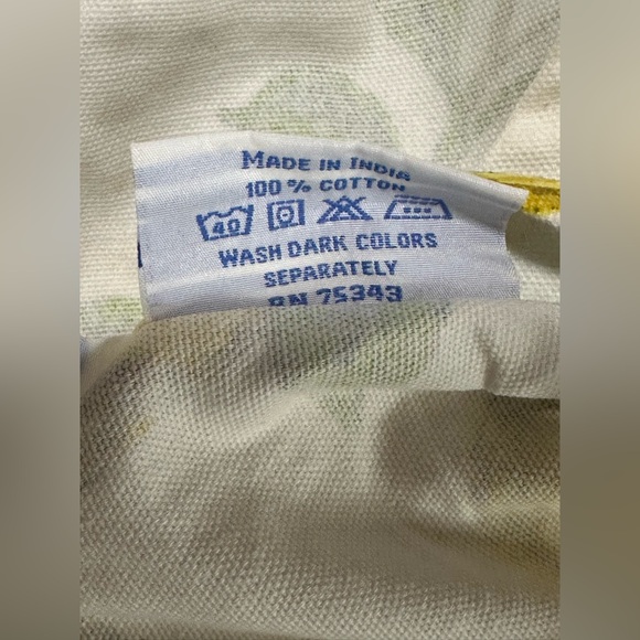 April Cornell Fresh Lemon Printed Cottage Chef 100% Cotton Spring Lemons  Apron - Picture 9 of 9